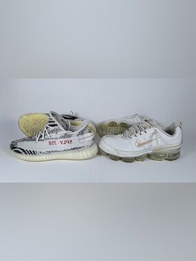 Yeezy Zebra Stripe & Nike sneaker bundle Yeezy size 10 Nike size 9